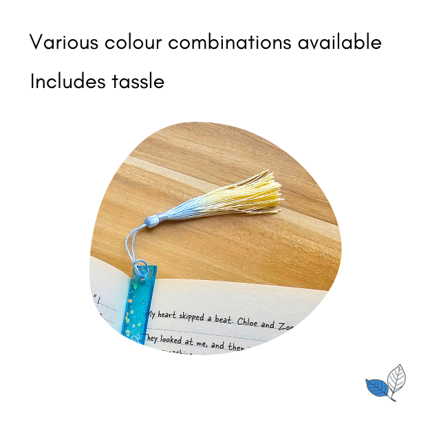 Thin resin bookmarks