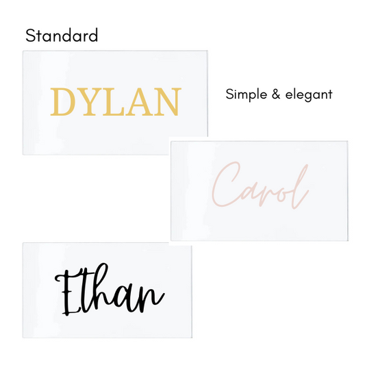 Acrylic Place Cards - Simple