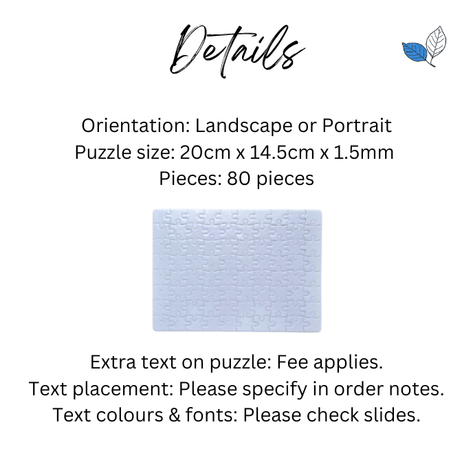 Custom Photo Puzzles