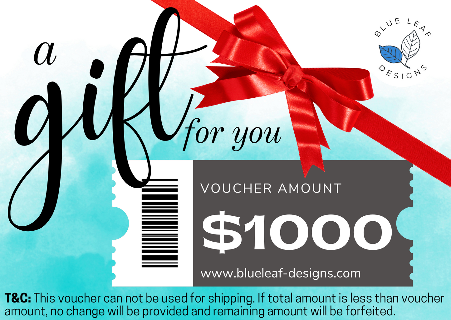 Blue Leaf Designs Gift Cards