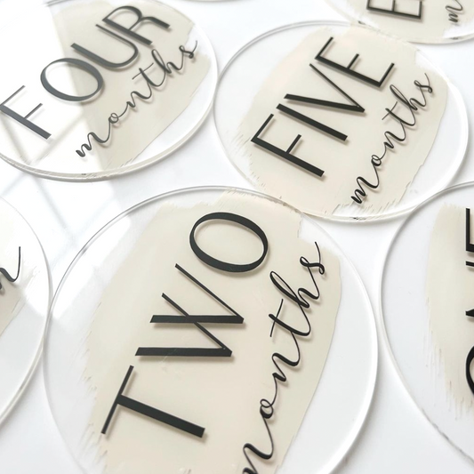 Monthly Classic Milestone Cards