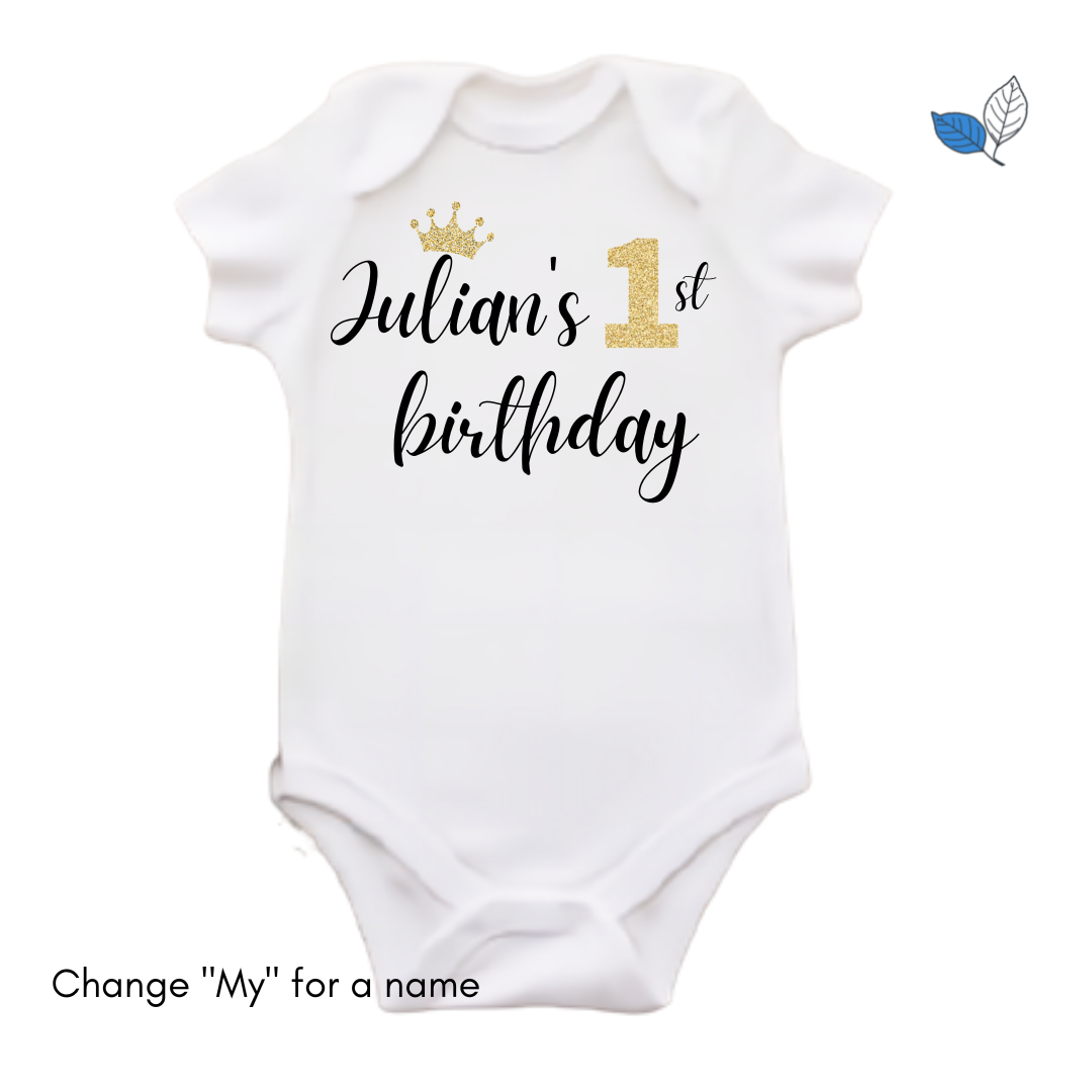 My First Birthday Onesie
