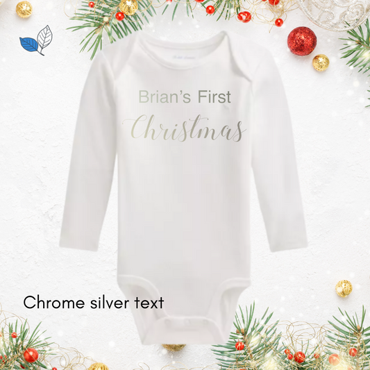 Christmas Chrome Onesie