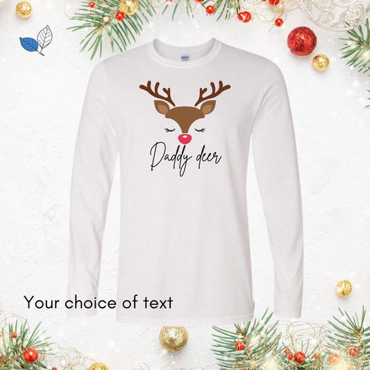 Adult Christmas Reindeer T-Shirt