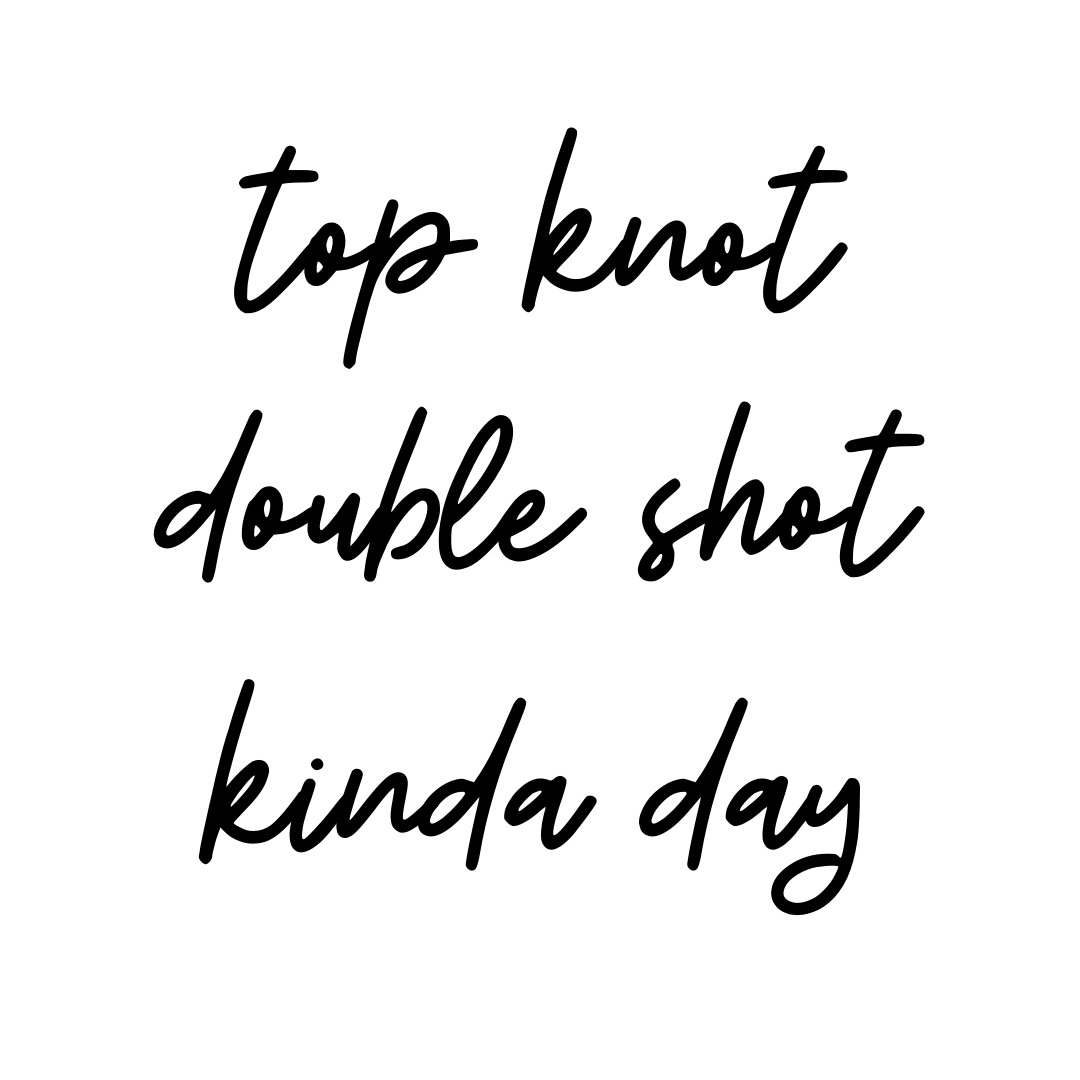 Top Knot Double Shot T-Shirt