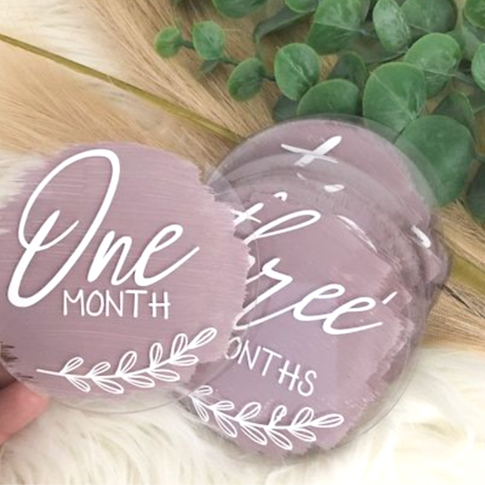 Monthly Boho Milestone Cards