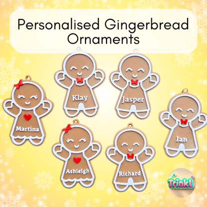 Personalised Gingerbread Ornaments