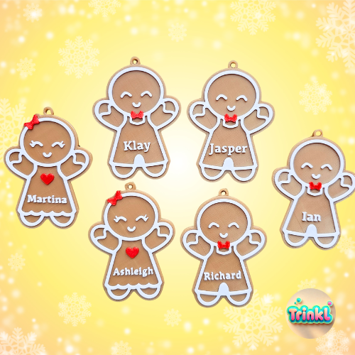 Personalised Gingerbread Ornaments