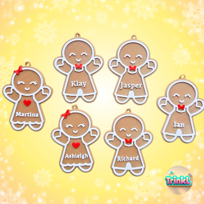 Personalised Gingerbread Ornaments