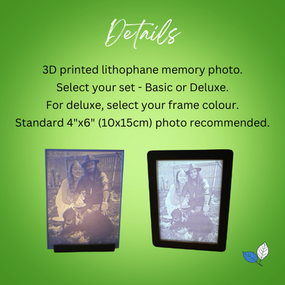 Lithophane Photo Display