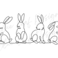 Line Bunnies