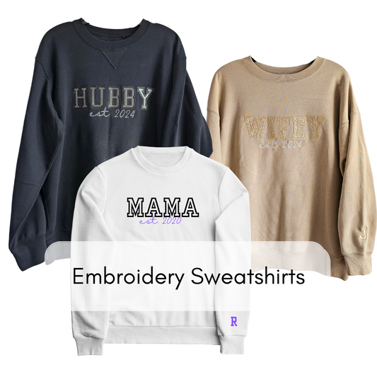 Adult - Embroidery Sweatshirts