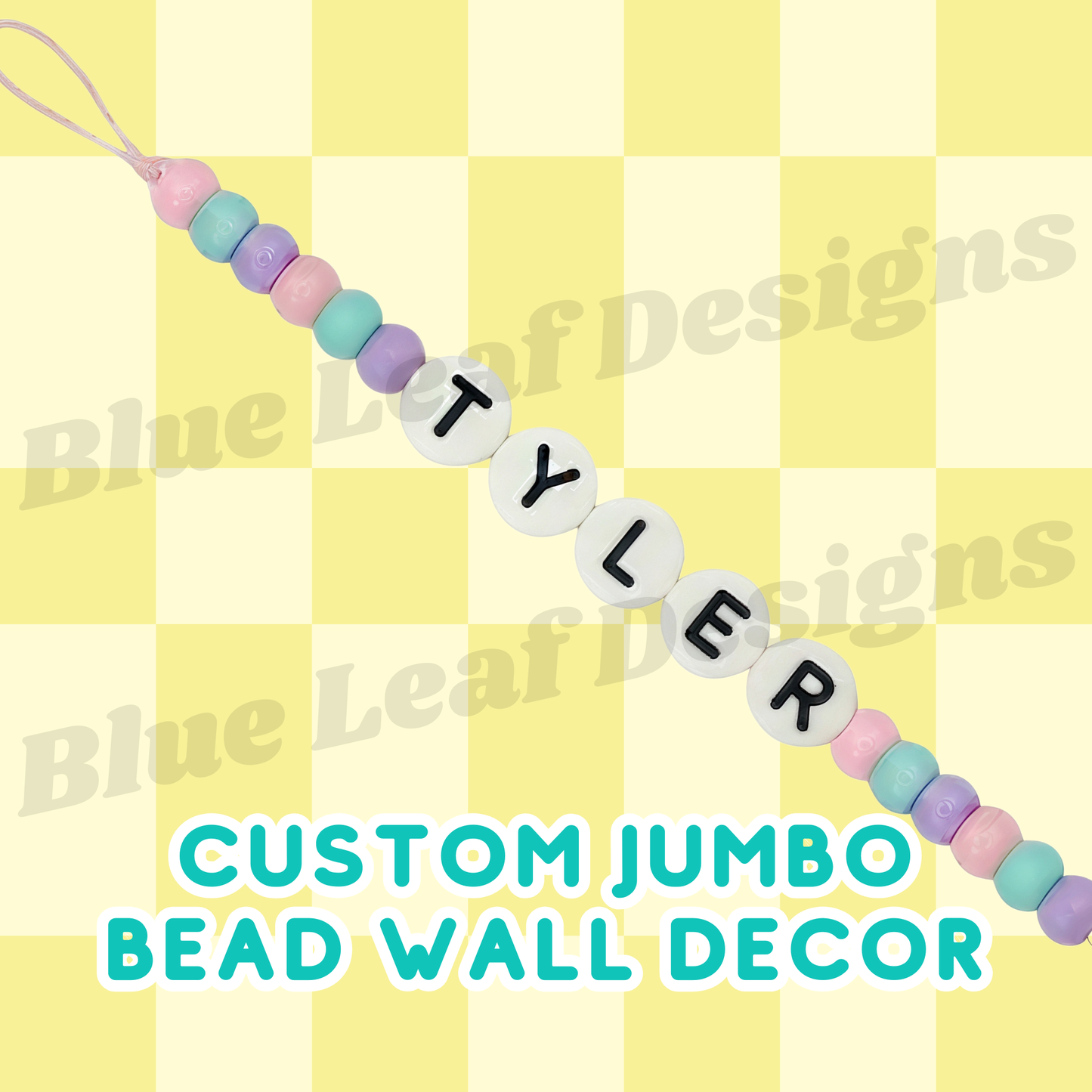 Custom Jumbo Bead Wall Decor