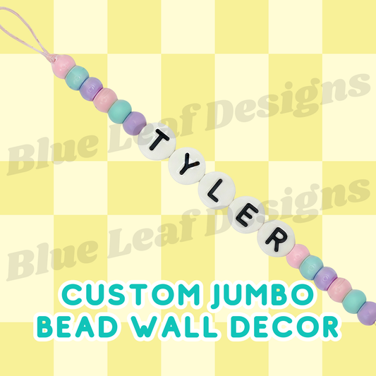 Custom Jumbo Bead Wall Decor