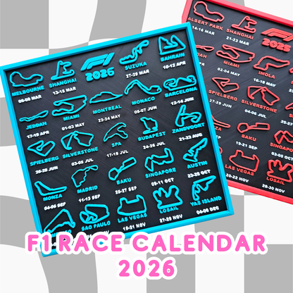 F1 Race Calendar 2026