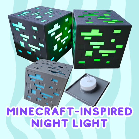 Minecraft-inspired Night Light