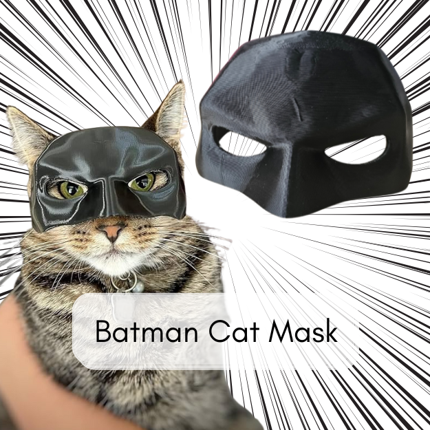 Batman cat mask