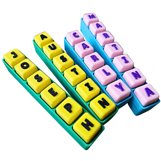 Personalised Name Clickers