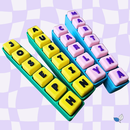 Custom Name Clickers (Square Edge)