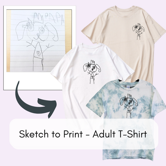 Adult - Sketch to Print T-Shirt