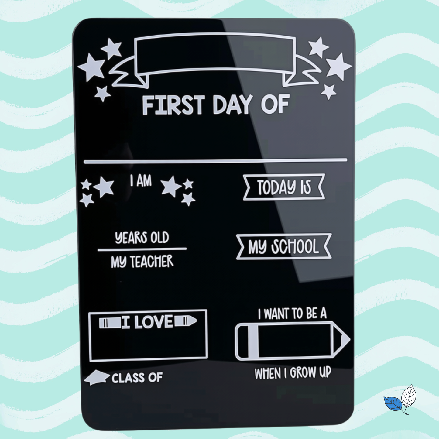 My First Day of School Board