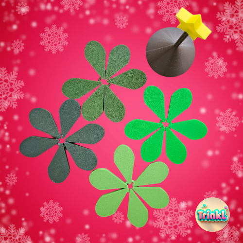 Christmas Tree Coaster Set