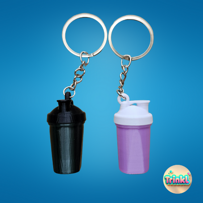 Protein Shaker Keychain