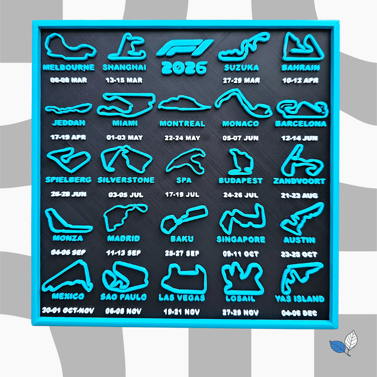 F1 Race Calendar 2026
