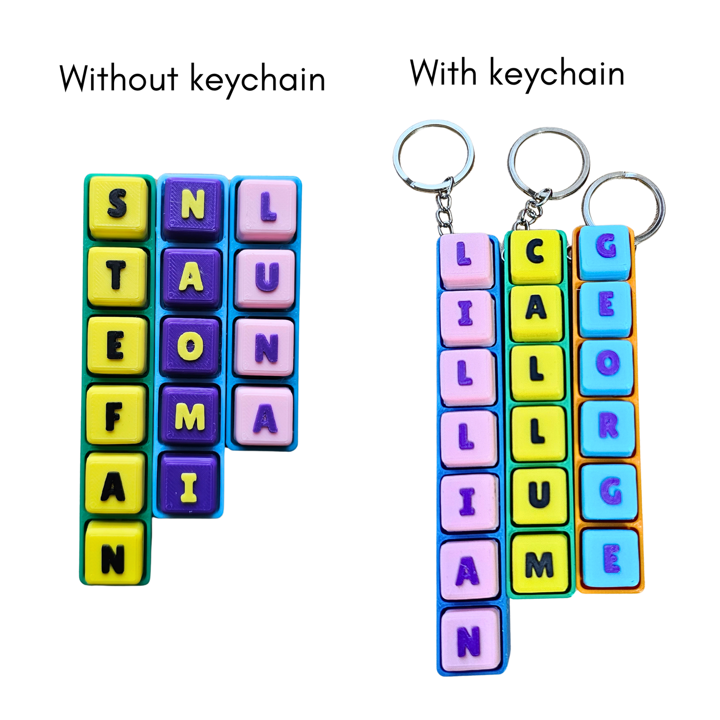 Personalised Name Clickers