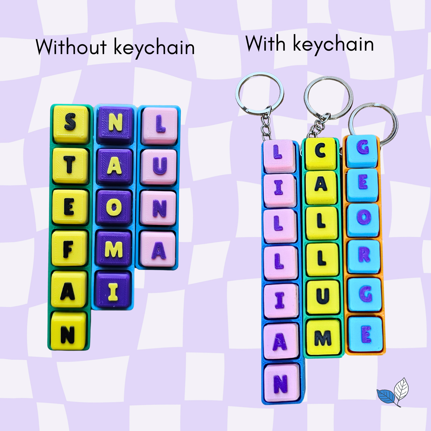 Custom Name Clickers (Square Edge)