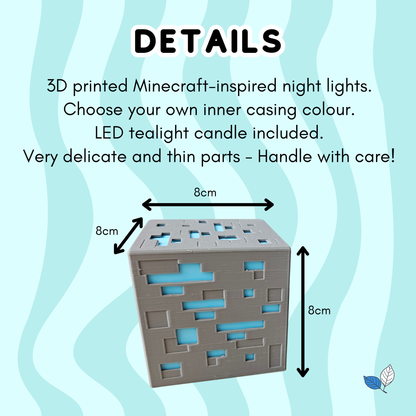 Minecraft-inspired Night Light