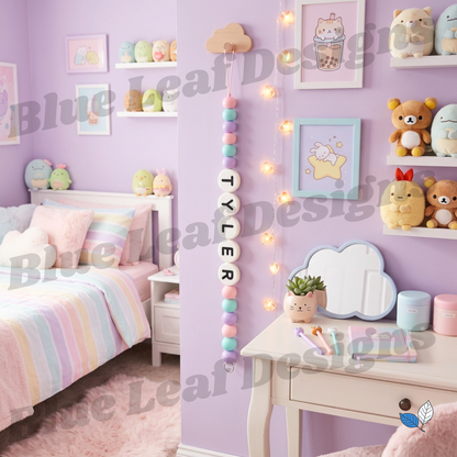 Custom Jumbo Bead Wall Decor