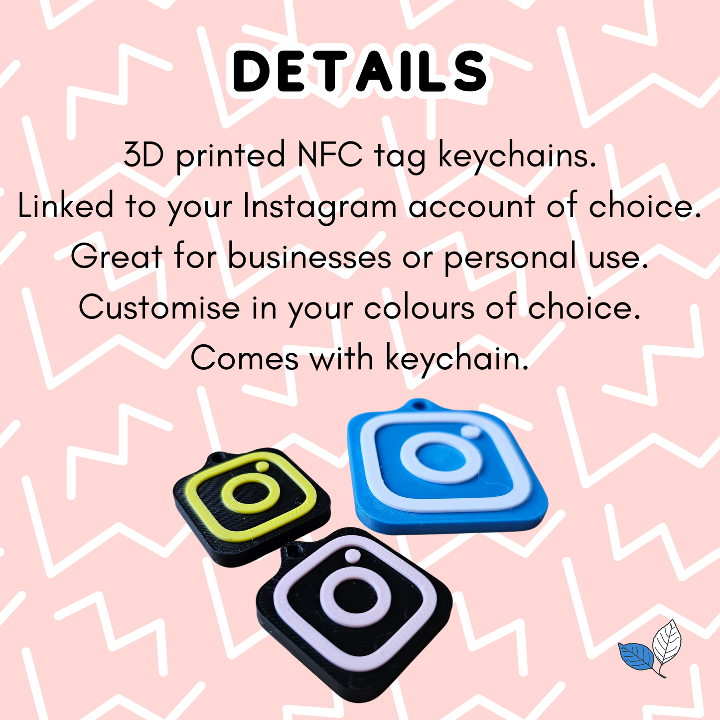NFC Keychain (Instagram)