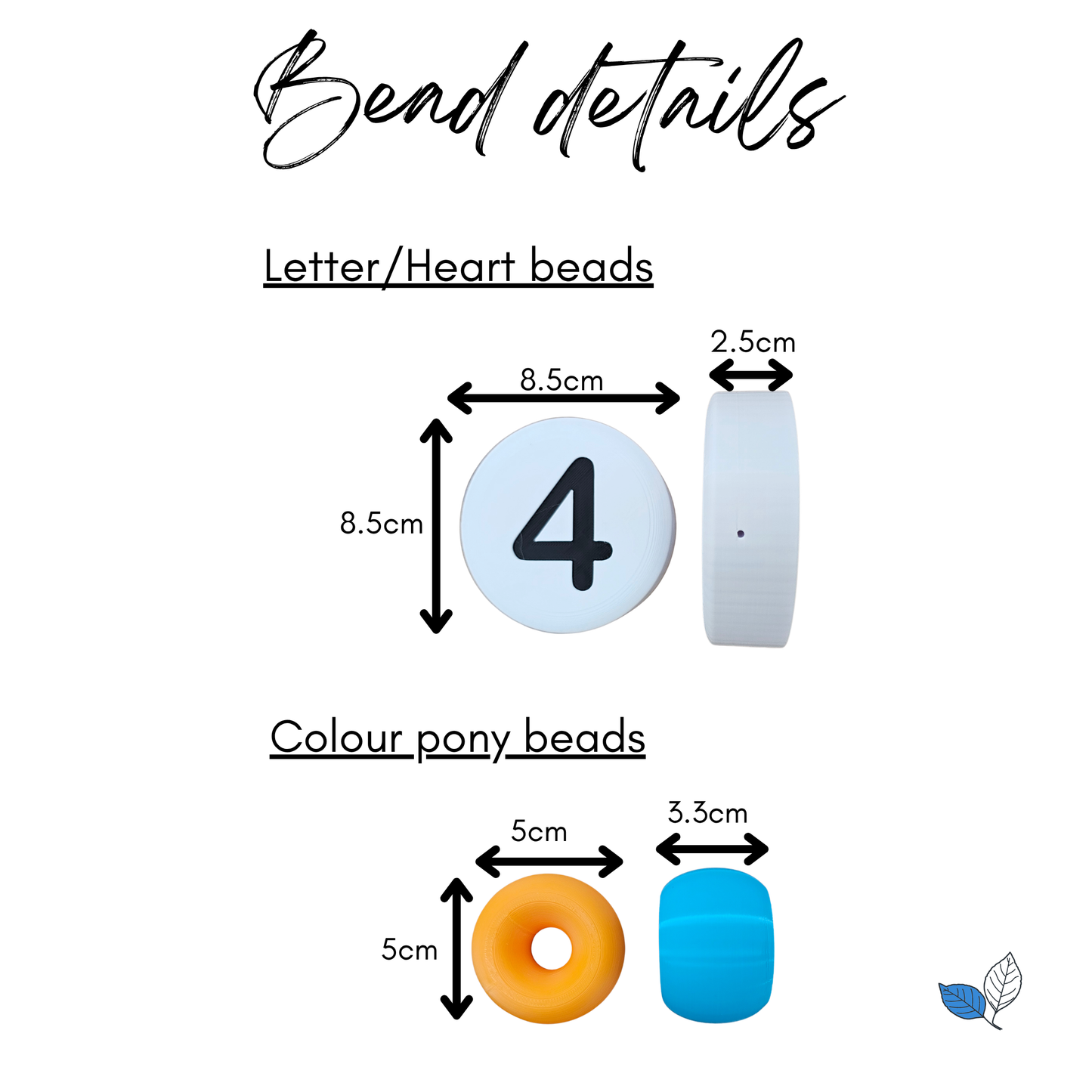 Personalised Jumbo Bead Name | Cute Aesthetic Wall Decor