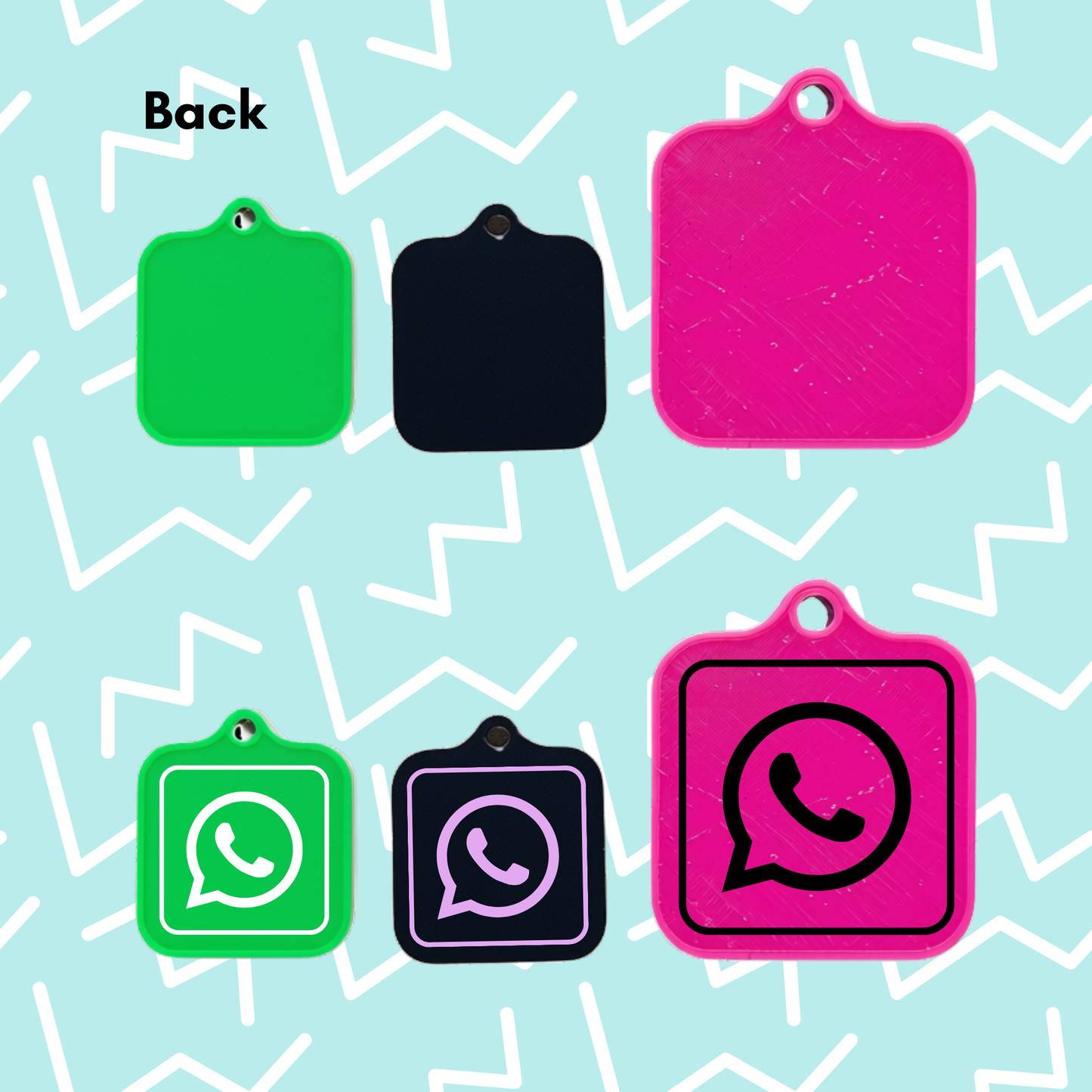 NFC Keychain (Whatsapp)
