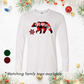 Adult Christmas Plaid Bear T-Shirt