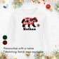 Christmas Plaid Bear T-Shirt