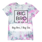 Tie dye kid's T-Shirt - Big Bro/Big Sis