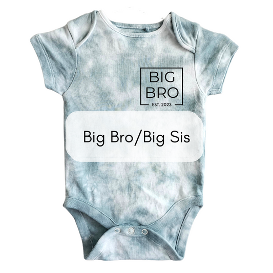 Tie dye onesie - Big Sis/Big Bro