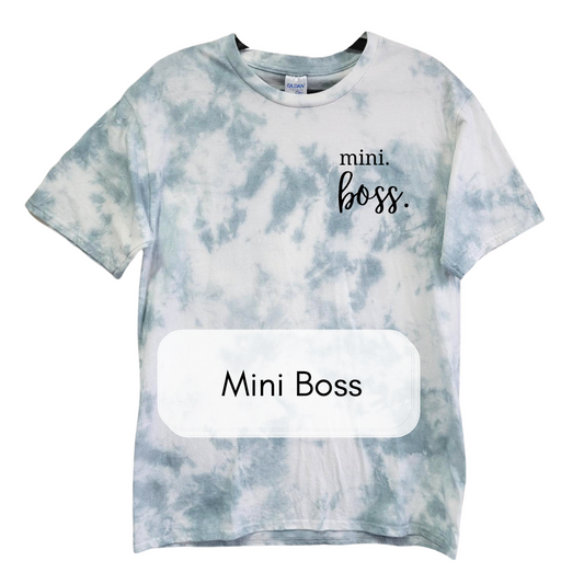Tie dye kid's T-shirt - Mini Boss