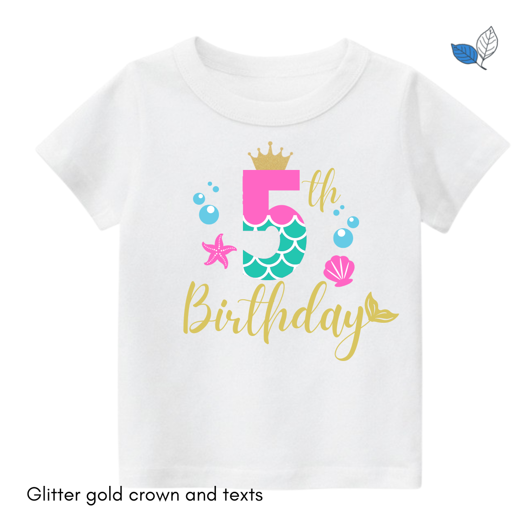 Mermaid Birthday T-Shirt