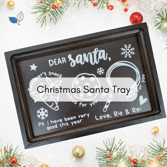 Christmas Santa Tray