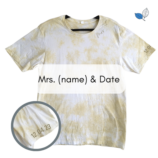 Tie dye adult T-shirt - Mrs. & Dates