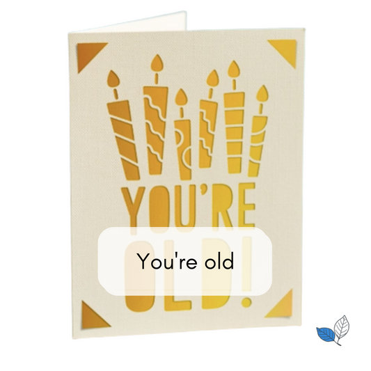 Birthday - You're old