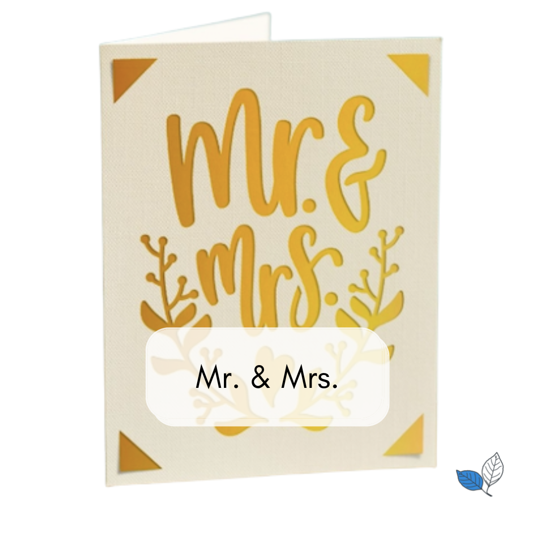 Wedding - Mr. & Mrs.